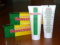 Гель «Биосептин» косметический. Туба из пластика 60 гр.